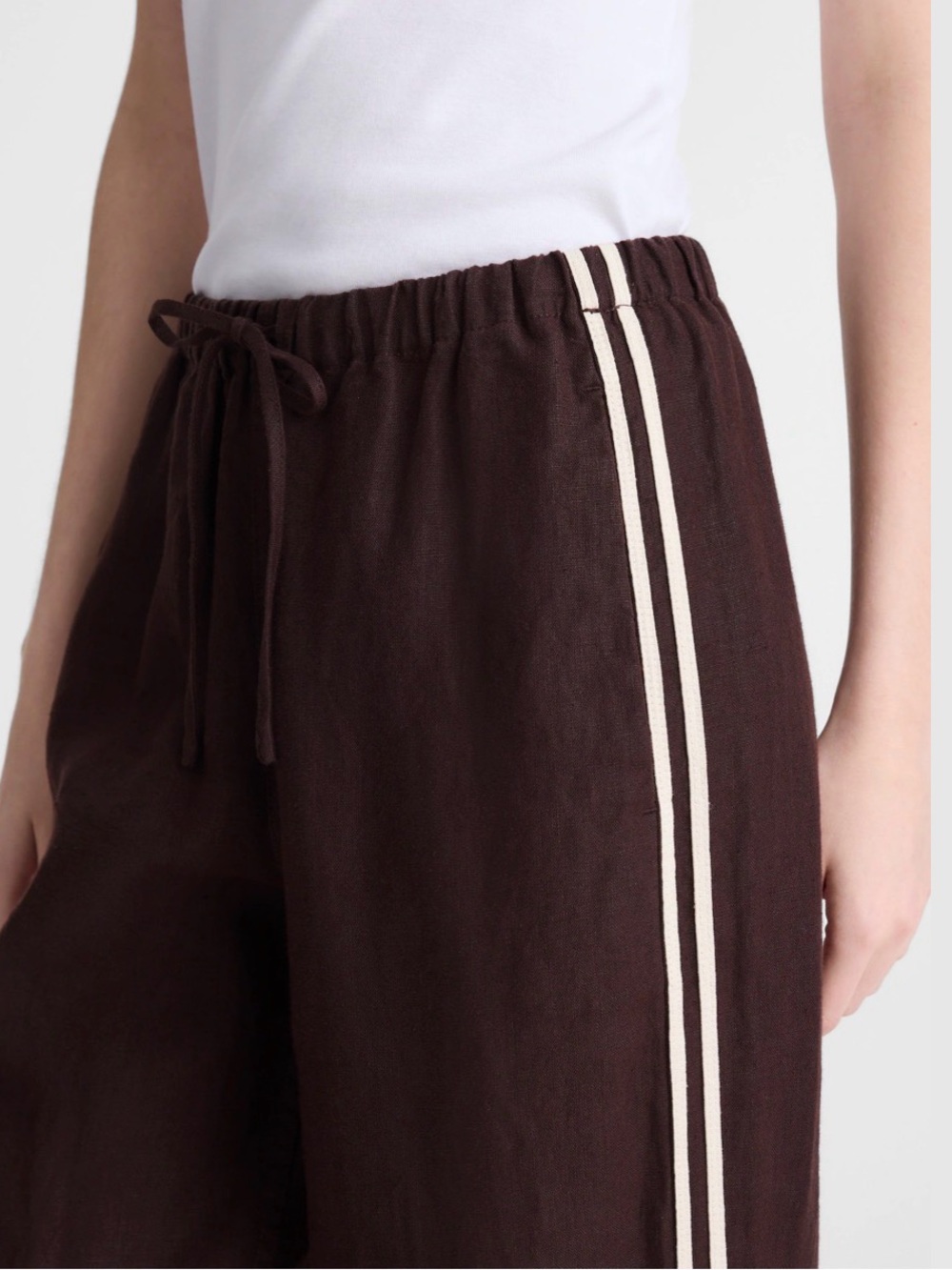 NWT Pull-On Pants in 100% Linen - Picture 5 of 11
